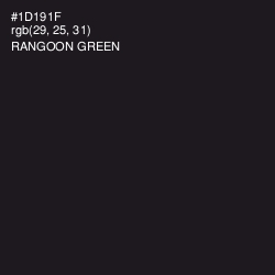#1D191F - Rangoon Green Color Image